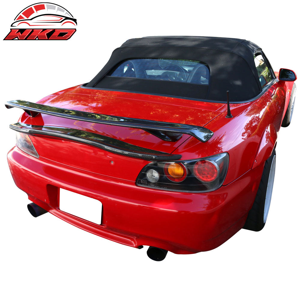 Universal Racing Rear Trunk Lid Spoiler Wing Lip Carbon Fiber CF
