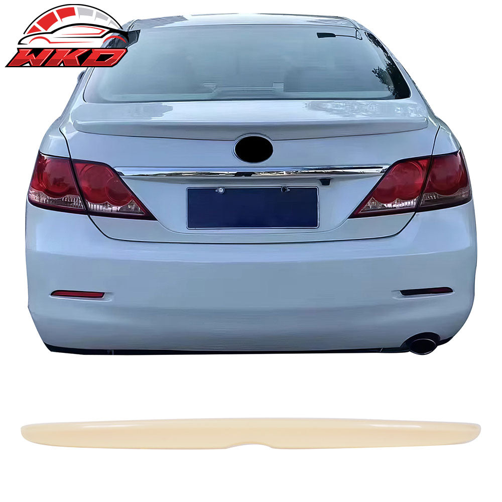 Fits 07-11 Toyota Camry OE Style Rear Trunk Lid Spoiler Wing Lip Unpainted Beige