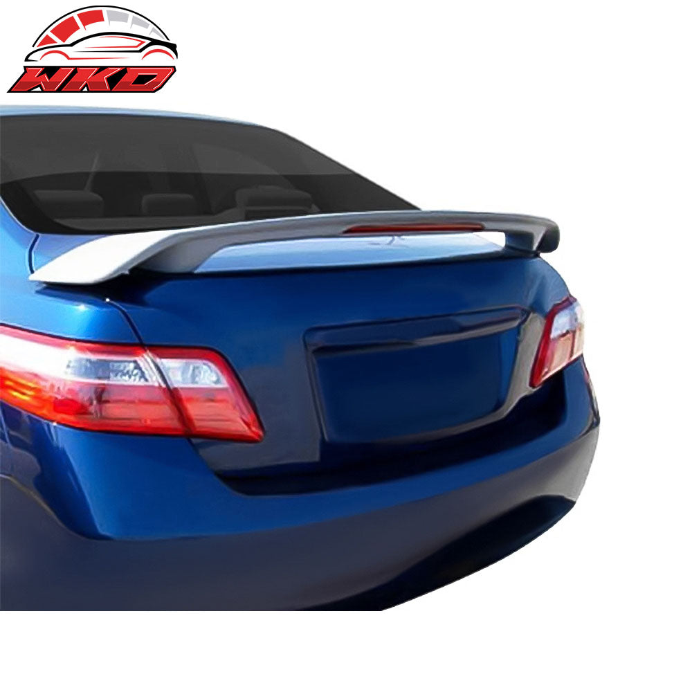 Fits 07-11 Toyota Camry JDM Style Rear Trunk Lip Wing Spoiler LED Matte Black