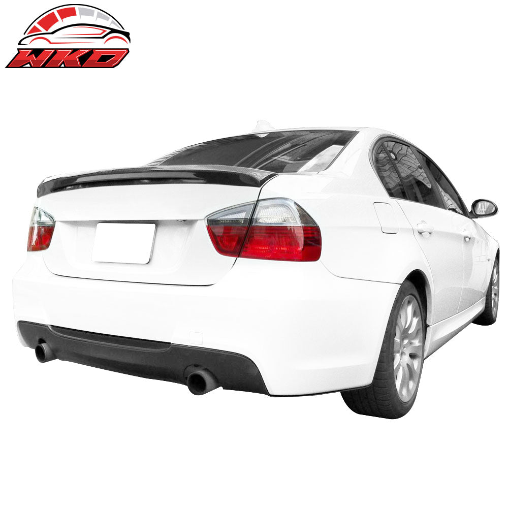 Fits 06-11 BMW 3 Series E90 Sedan AC Style Rear Trunk Spoiler Carbon Fiber CF