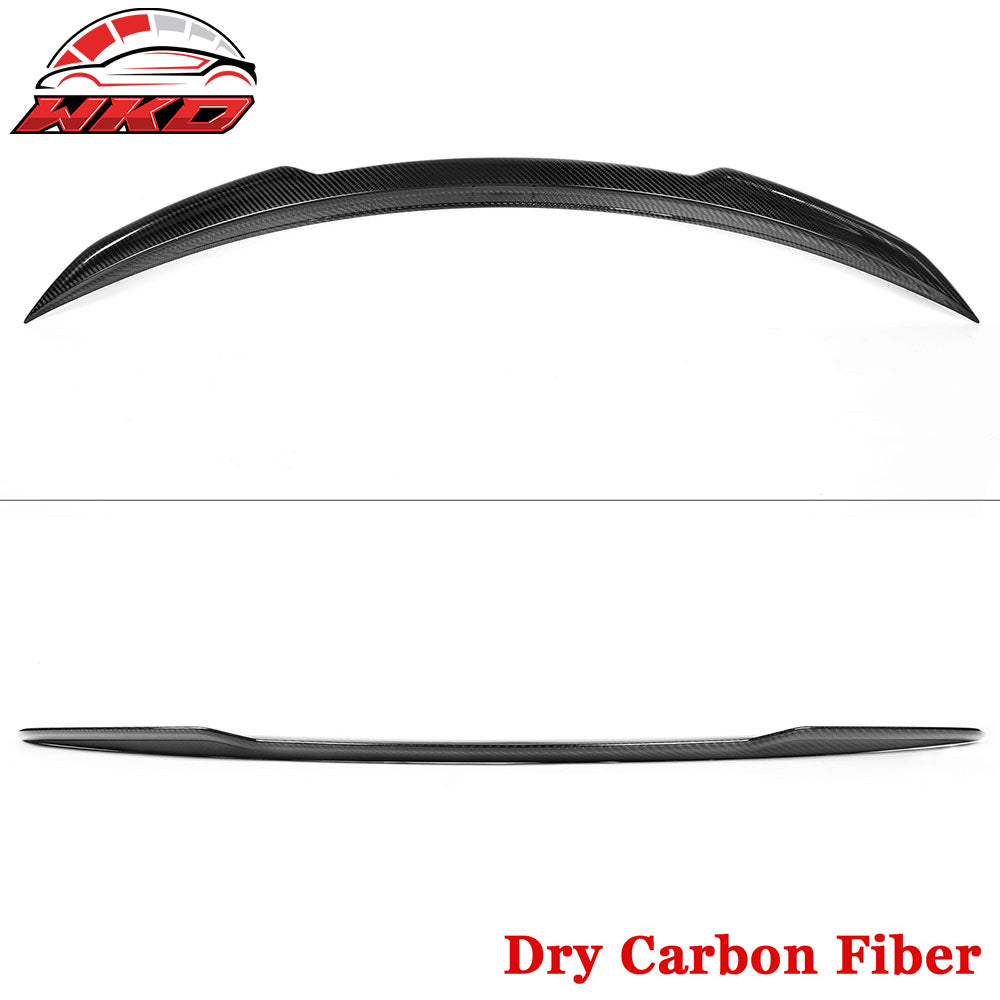 Dry Carbon Fiber Fits 22-25 Benz W206 C-Class Sedan X Style Rear Trunk Spoiler