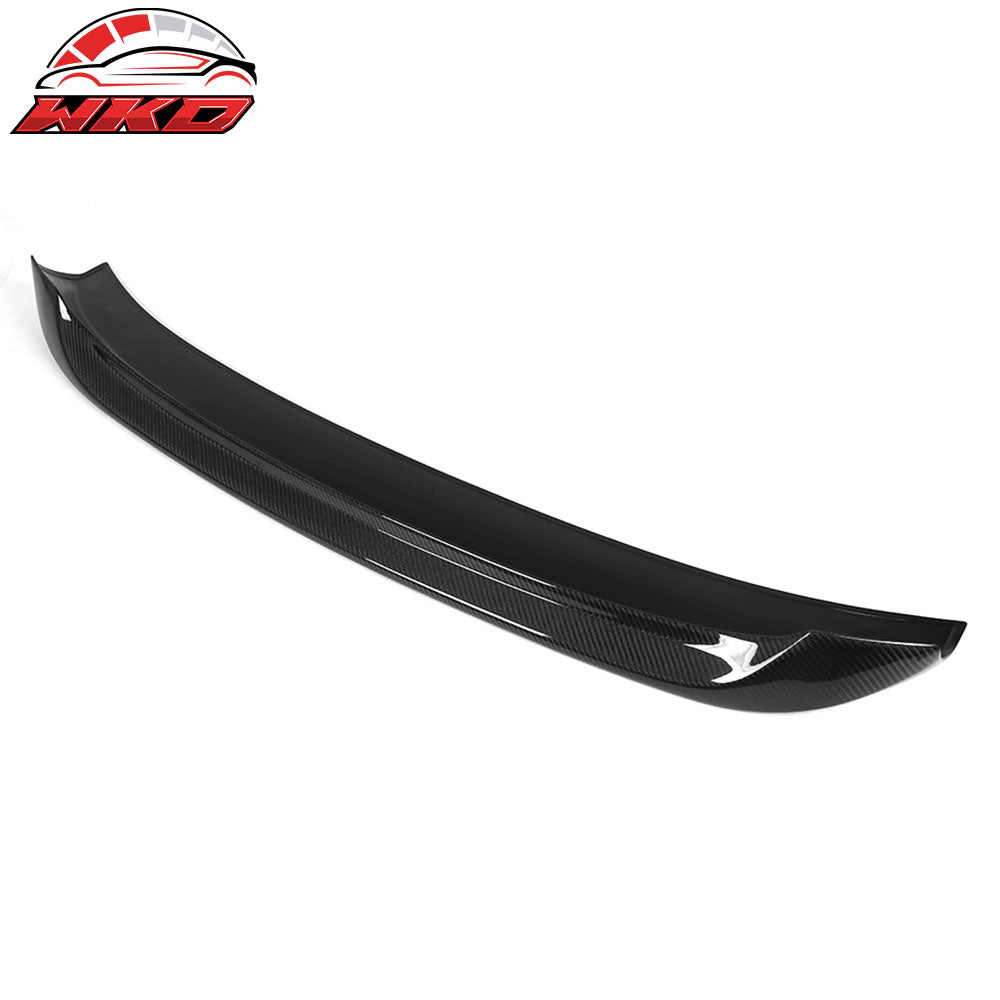 Fits 11-16 BMW 5 Series F10 & M5 HM Style Rear Trunk Spoiler Matte Carbon Fiber
