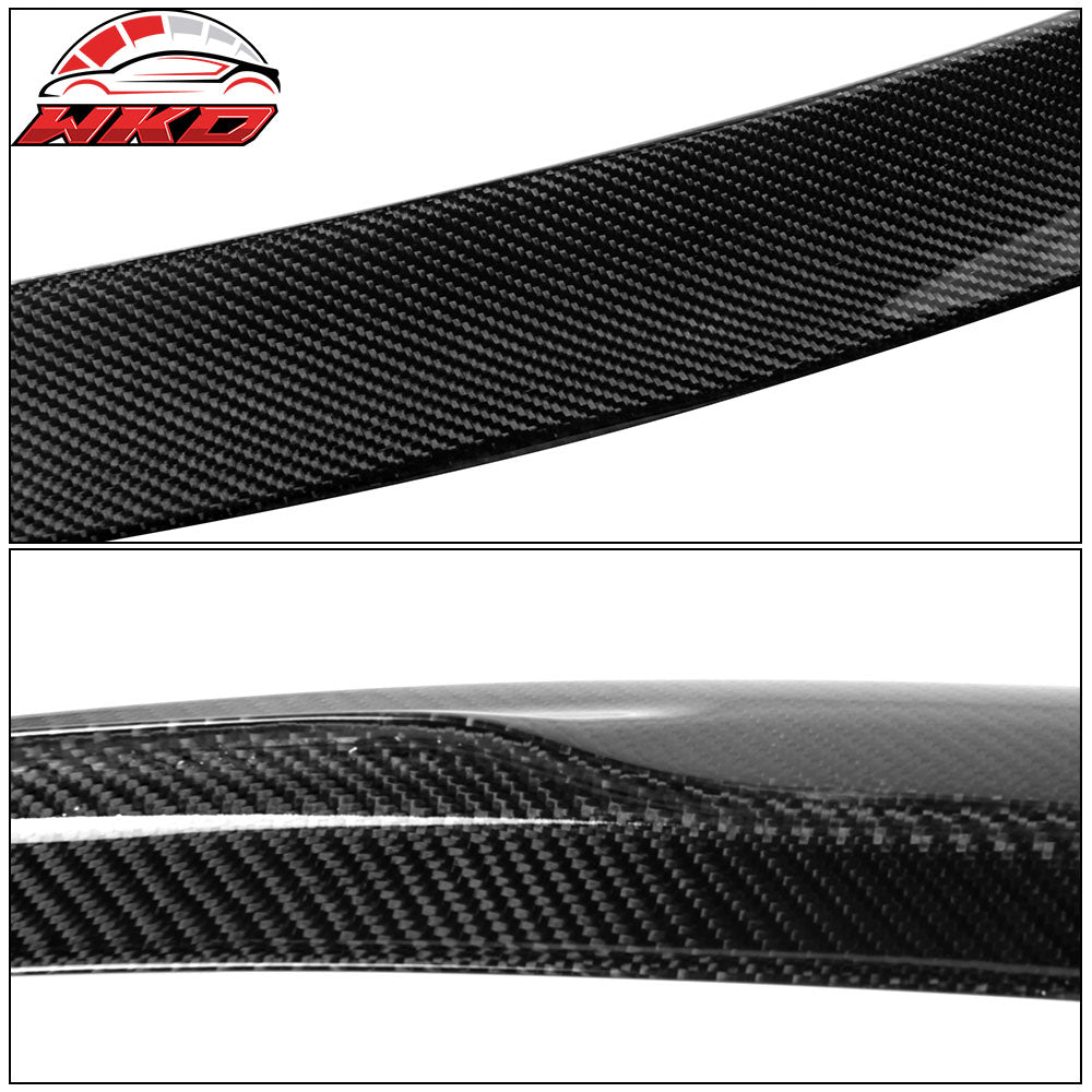 Fits 19-26 BMW 3-Series G20 G80 M3 P Style Rear Trunk Spoiler Real Carbon Fiber