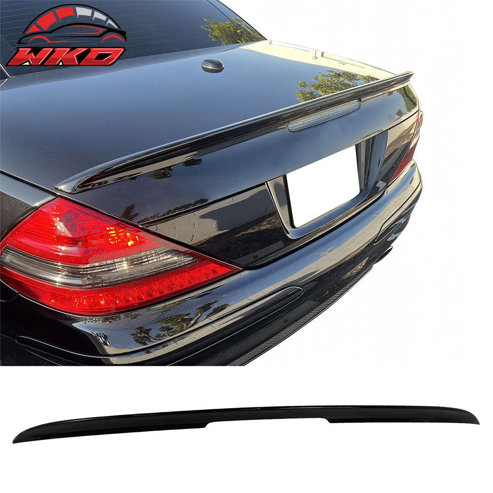 Fits 03-11 Benz R230 SL-Class AMG Style Rear Trunk Spoiler Painted #197 Black