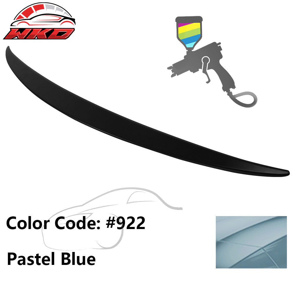 Fits 17-23 Benz W213 E-Class Sedan OE Style Rear Trunk Spoiler Painted #922 Blue