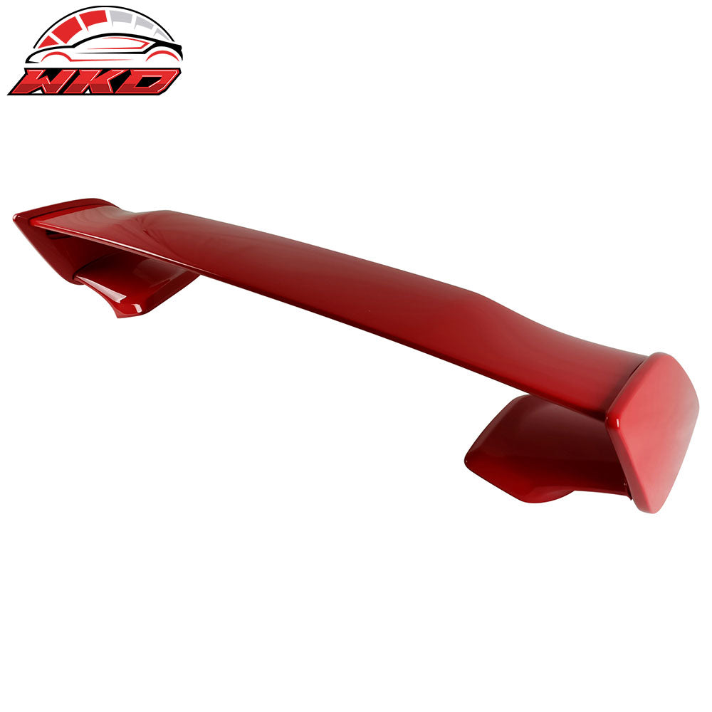 Fits 15-21 Subaru WRX & STI Style 5PCS Rear Trunk Spoiler Painted #M7Y Pure Red