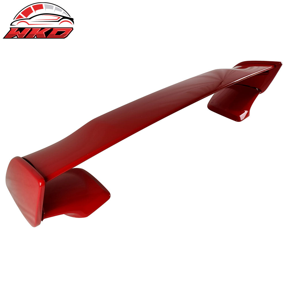 Fits 15-21 Subaru WRX & STI Style 5PCS Rear Trunk Spoiler Painted #M7Y Pure Red