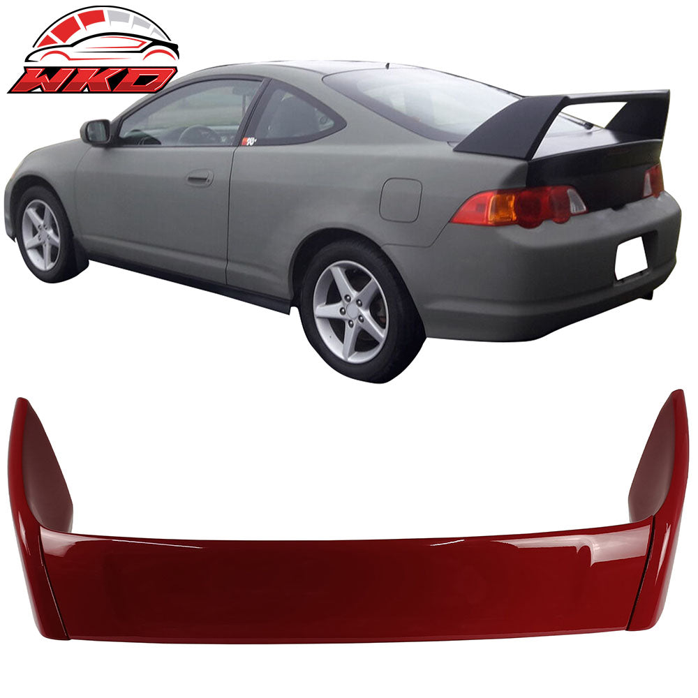 Fits 02-06 Acura RSX TR Style Rear Trunk Spoiler Painted #R522P Redondo Red 3PCS