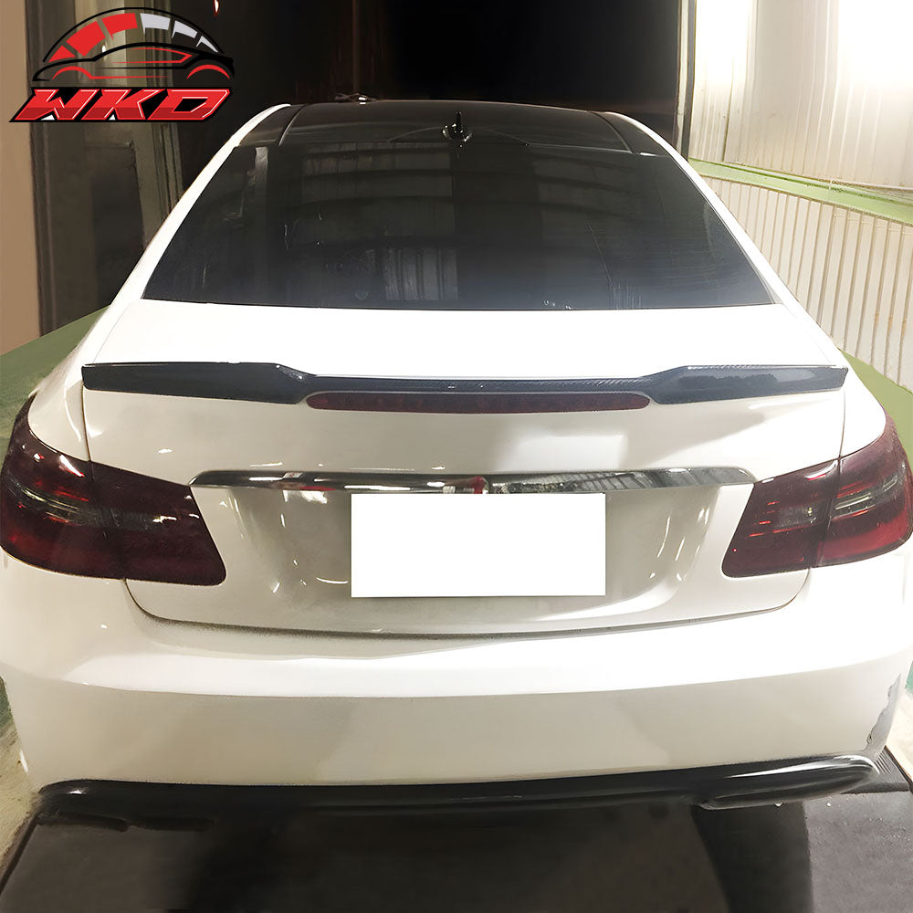 Closeout! Fits 10-17 Benz C207 E-Class V Style Rear Trunk Spoiler Carbon Fiber