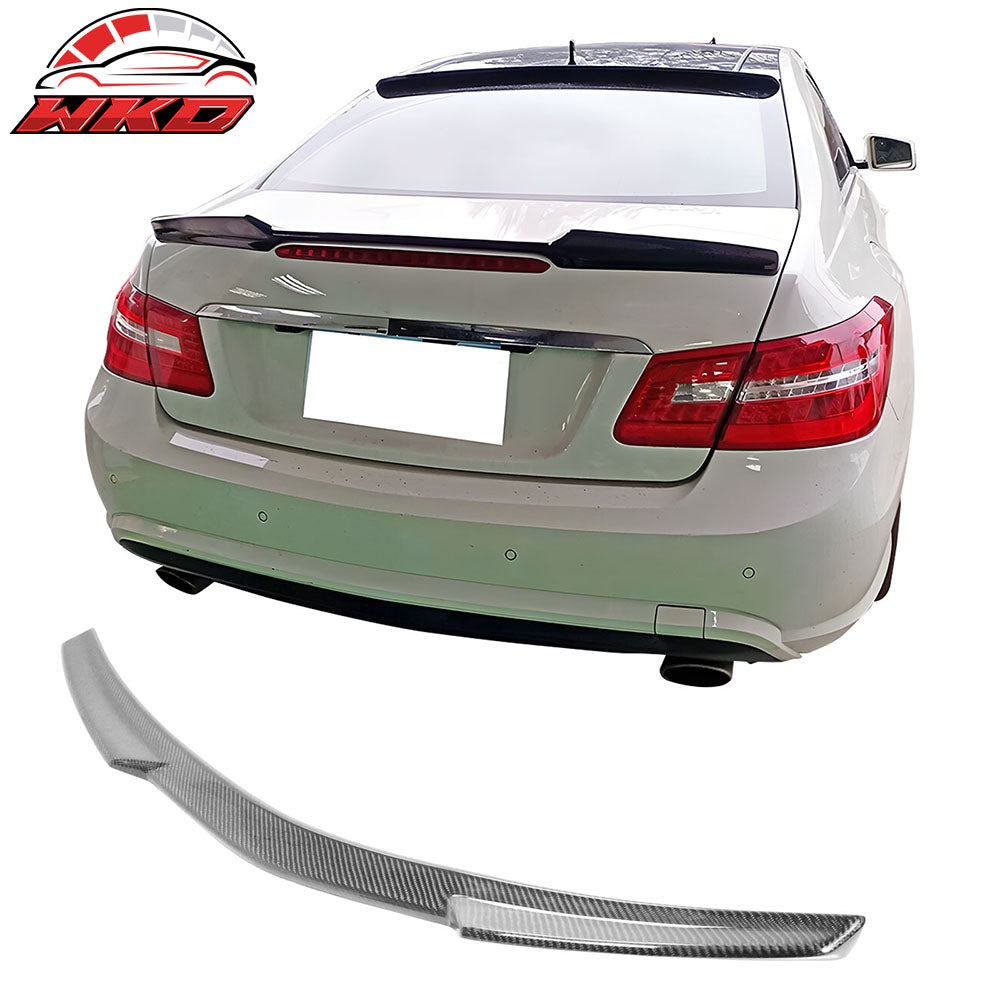 Closeout! Fits 10-17 Benz C207 E-Class V Style Rear Trunk Spoiler Carbon Fiber