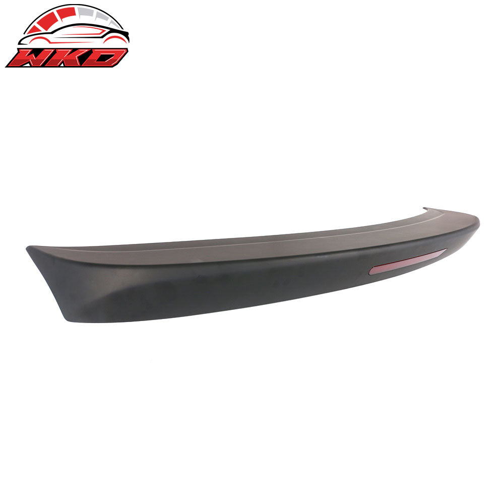 Fit 12-19 Nissan Versa 4Dr Rear Trunk Spoiler Wing ABS W/Brake Light Matte Black