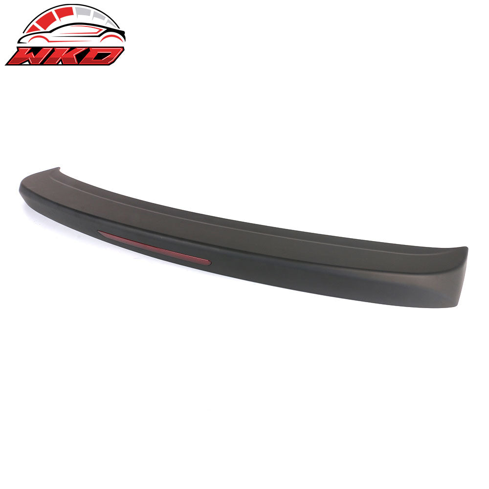 Fit 12-19 Nissan Versa 4Dr Rear Trunk Spoiler Wing ABS W/Brake Light Matte Black