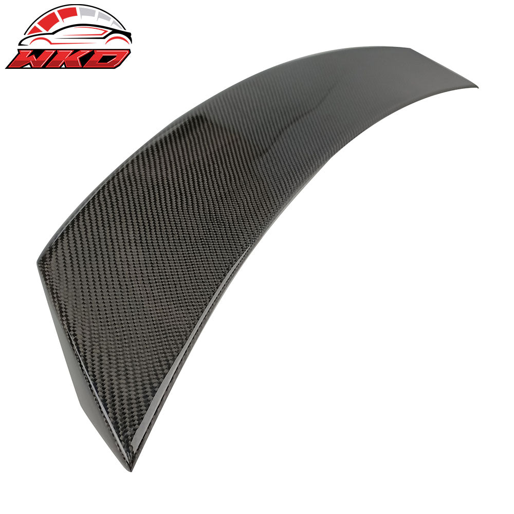 Fits 16-25 Mazda MX-5 Miata 4th V Style Rear Trunk Spoiler Wing Carbon Fiber CF
