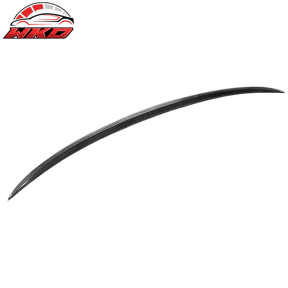 Fits 21-26 BMW G80 M3 M Style Carbon Fiber Rear Trunk Spoiler Wing Decklid CF