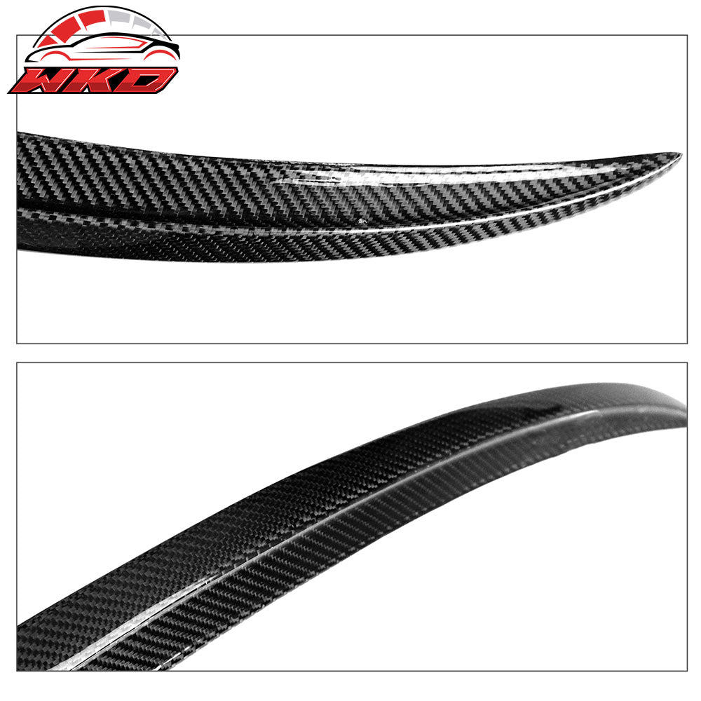 Fits 21-26 BMW G80 M3 M Style Carbon Fiber Rear Trunk Spoiler Wing Decklid CF