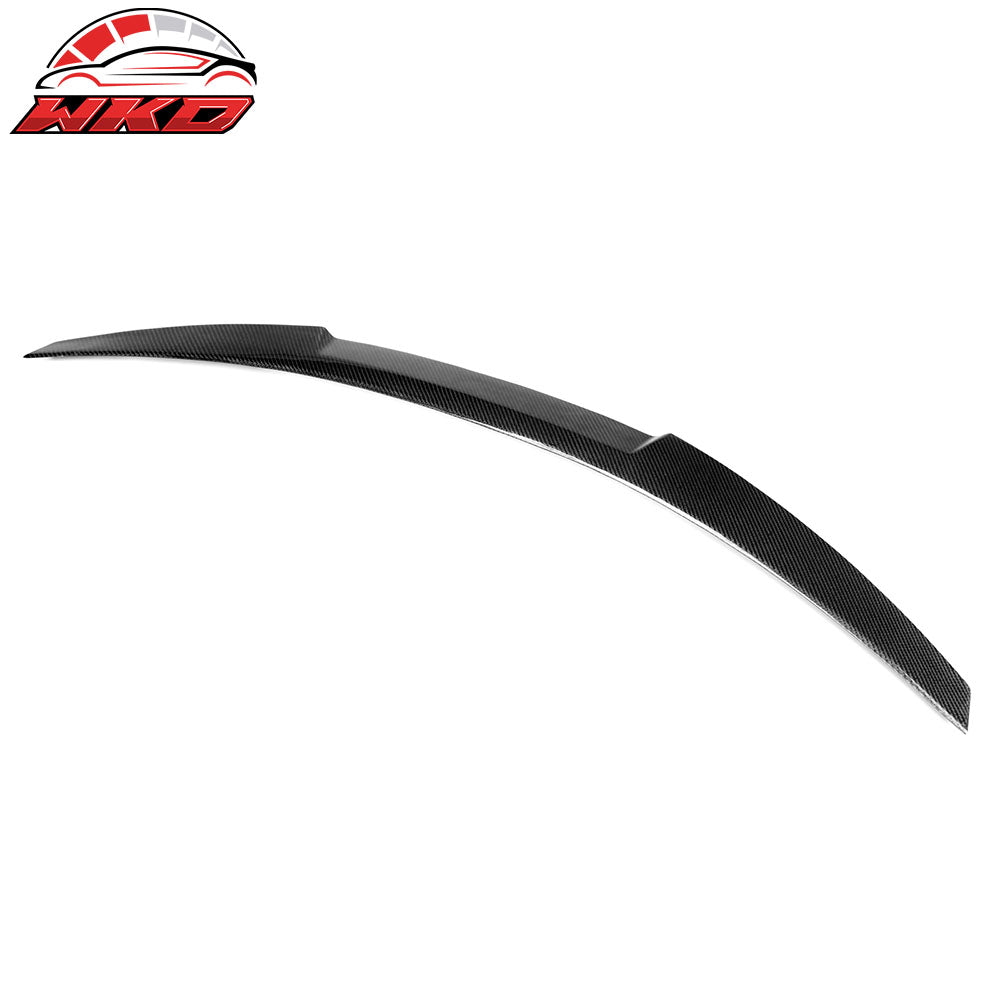 Fits 21-26 BMW M3 G80 M4 Style Rear Trunk Spoiler Wing Lid Carbon Fiber CF
