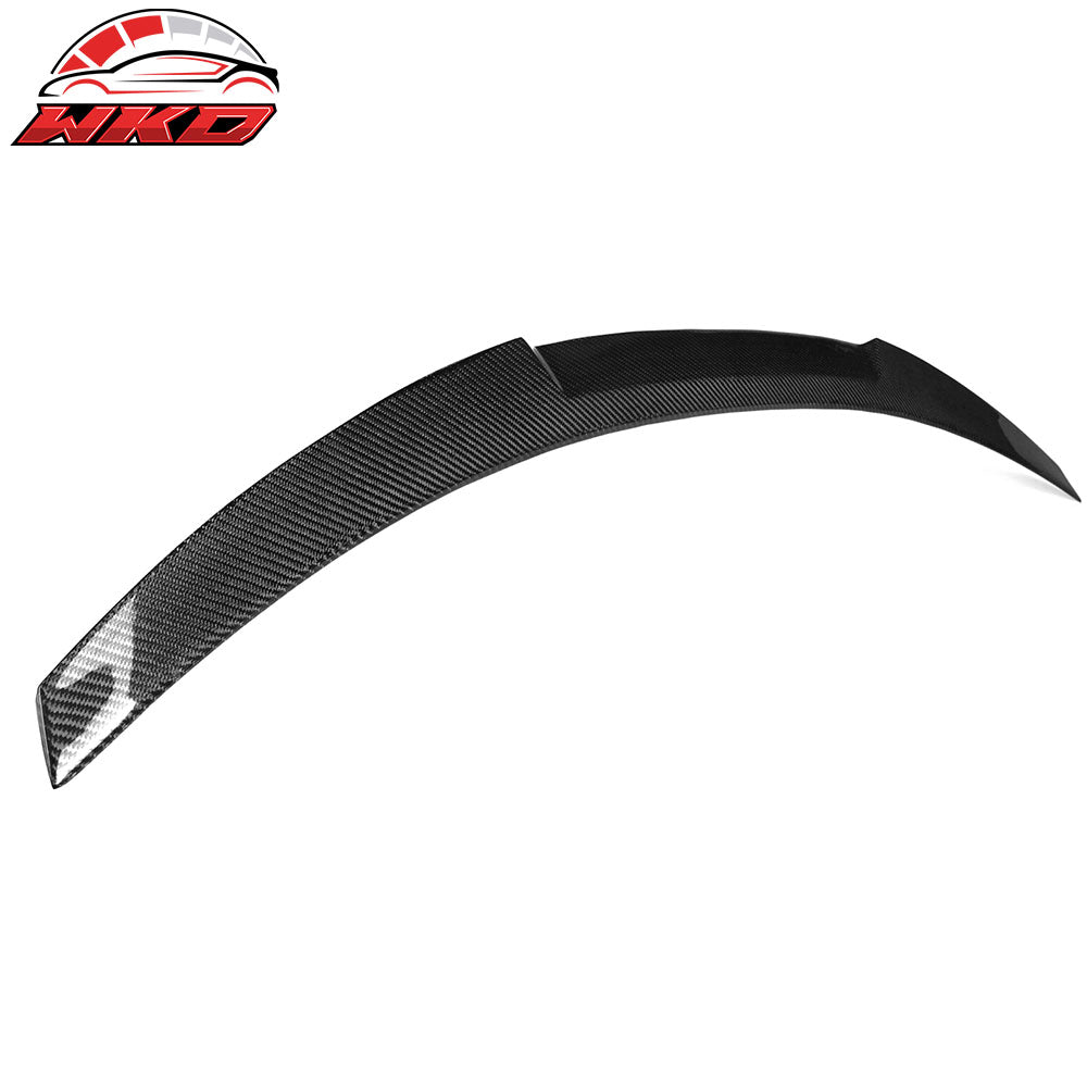 Fits 21-26 BMW M3 G80 M4 Style Rear Trunk Spoiler Wing Lid Carbon Fiber CF