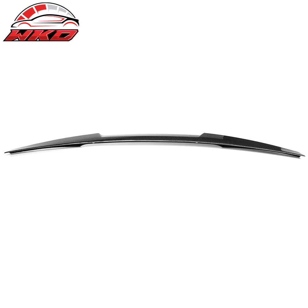Fits 21-26 BMW M3 G80 M4 Style Rear Trunk Spoiler Wing Lid Carbon Fiber CF