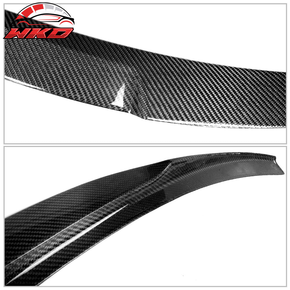 Fits 21-26 BMW M3 G80 M4 Style Rear Trunk Spoiler Wing Lid Carbon Fiber CF