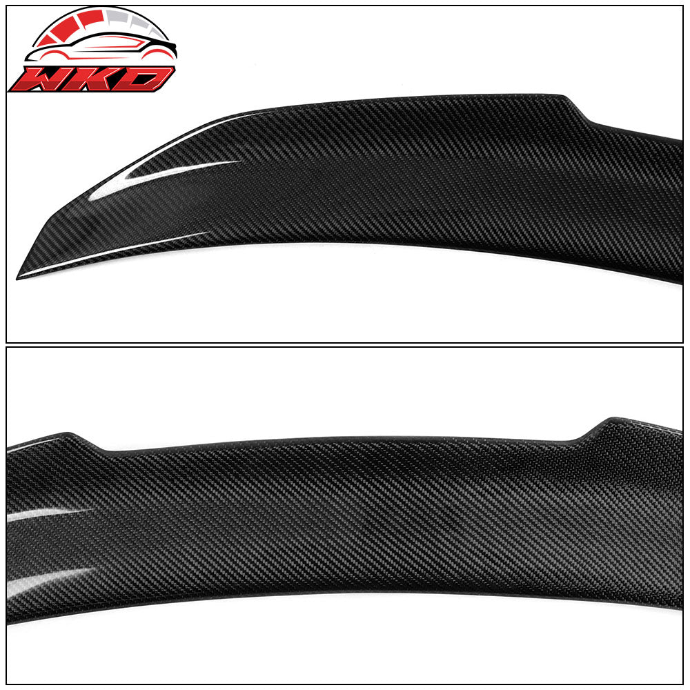 For 19-26 BMW 3-Series G20 G80 M3 PSM Style Rear Trunk Spoiler Wing Carbon Fiber