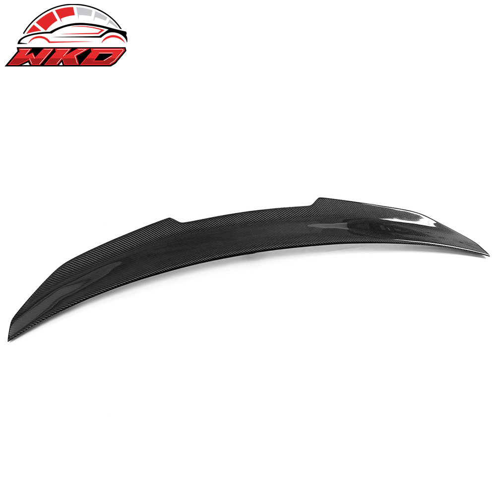 Fits 21-26 BMW G80 M3 PSM Style Rear Trunk Spoiler Wing Real Carbon Fiber