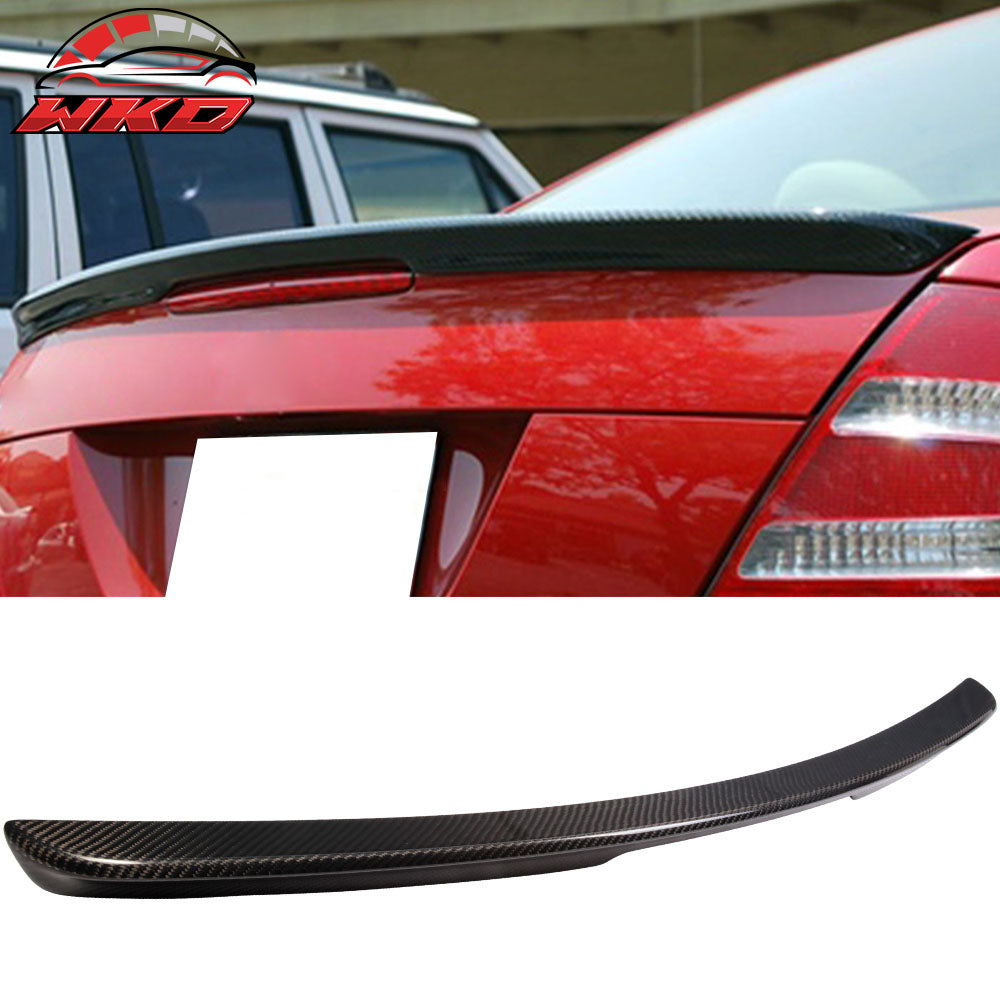 Fits 03-09 Benz C209 CLK-Class AMG Style Carbon Fiber CF Rear Trunk Spoiler Wing