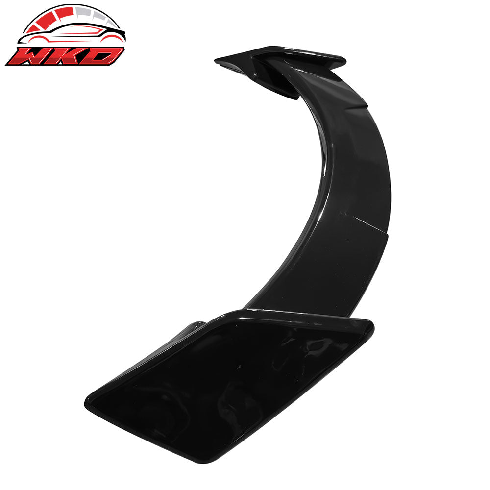 Fits 17-25 Tesla Model 3 GT Style Rear Trunk Spoiler Wing Lip Gloss Black ABS