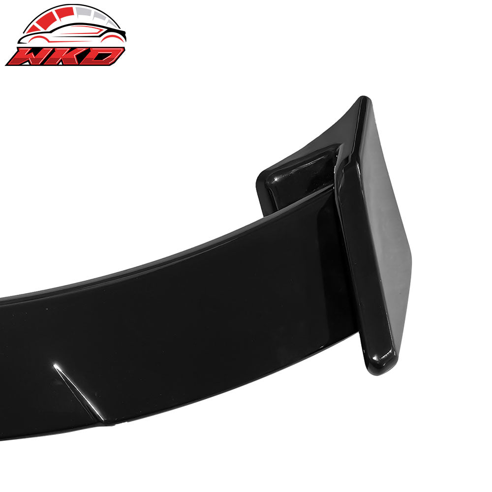 Fits 17-25 Tesla Model 3 GT Style Rear Trunk Spoiler Wing Lip Gloss Black ABS