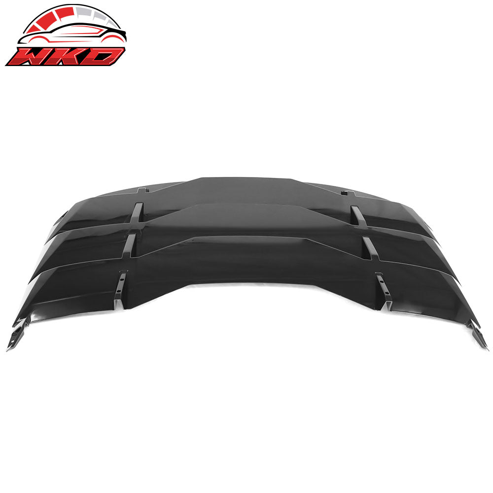 Wholesale 24-26 Mustang Coupe IKON Rear Window Windshield Louver Cover ABS Gloss Black