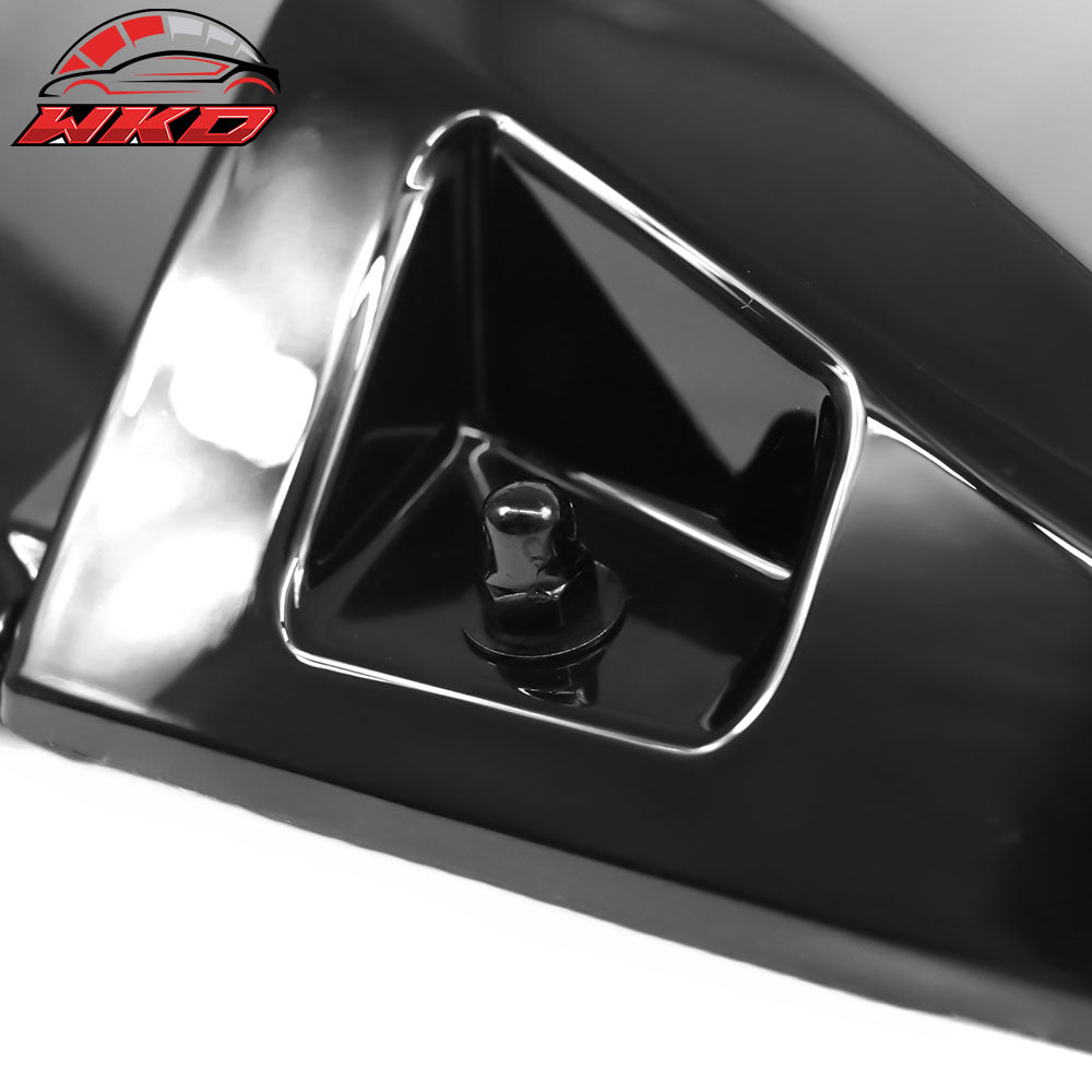 Wholesale 24-26 Mustang Coupe IKON Rear Window Windshield Louver Cover ABS Gloss Black