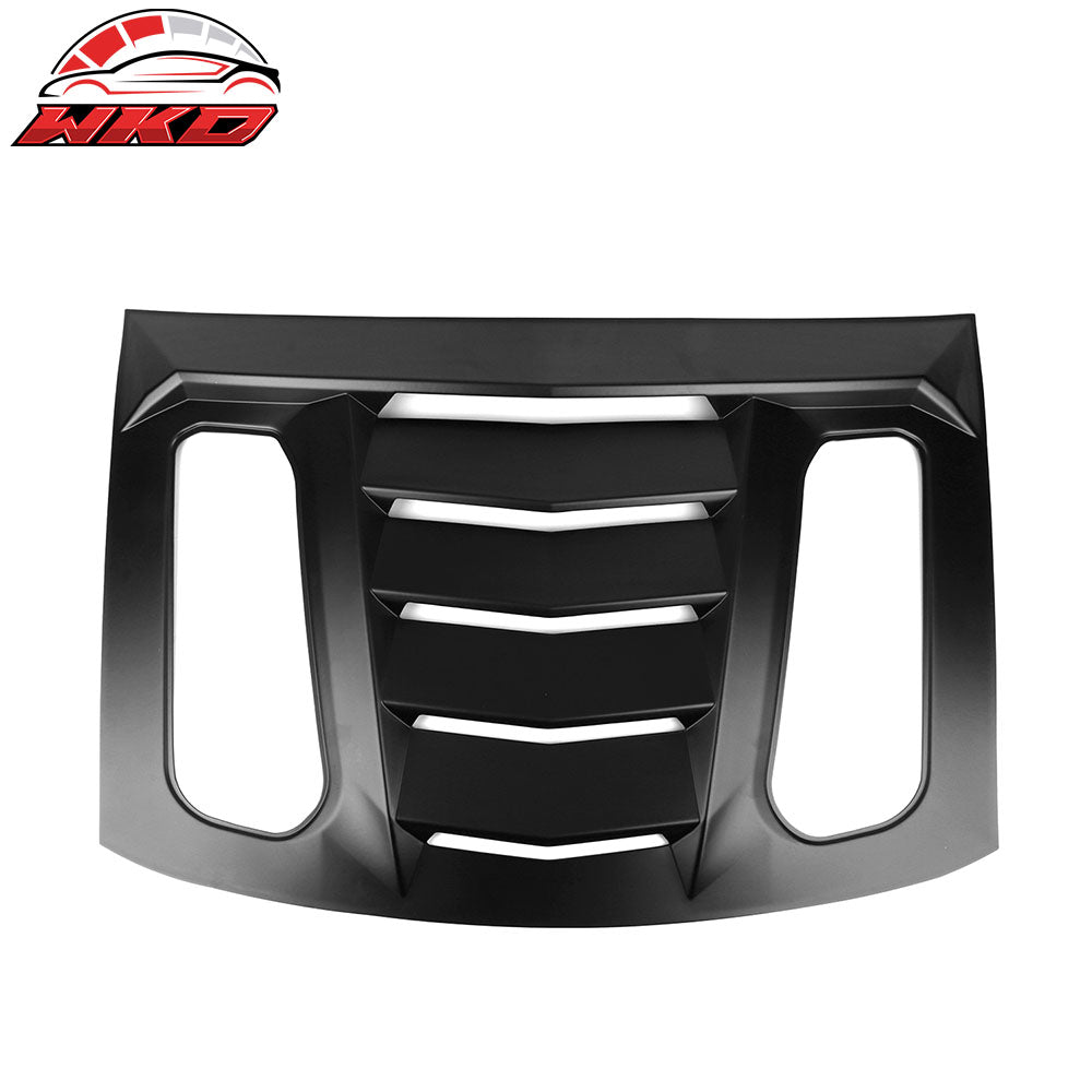 Fits 16-24 Chevrolet Camaro Coupe 2PCS GT Side + IKON V2 Rear Window Louvers ABS
