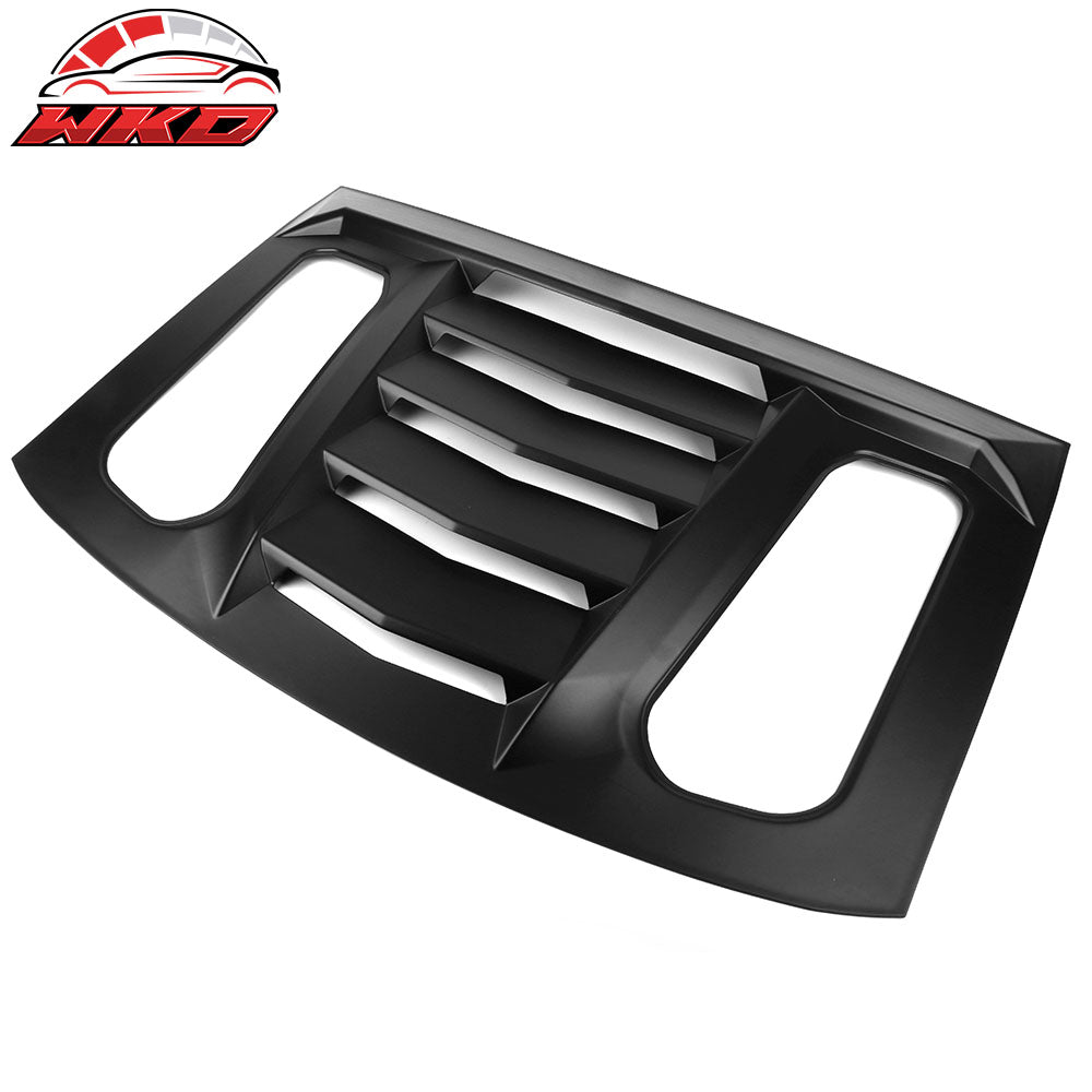 Fits 16-24 Chevrolet Camaro Coupe 2PCS GT Side + IKON V2 Rear Window Louvers ABS