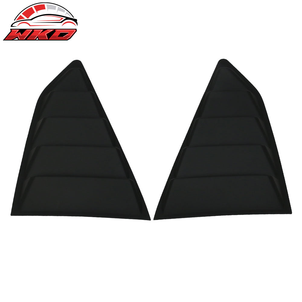 Fits 16-24 Chevrolet Camaro Coupe 2PCS GT Side + IKON V2 Rear Window Louvers ABS