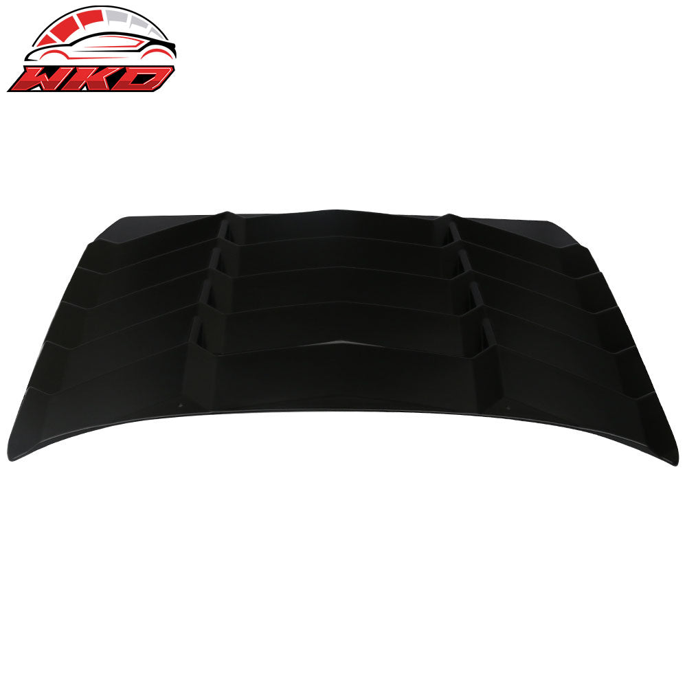 Fits 16-21 Honda Civic Sedan Rear Window Louvers Cover Sun Shade ABS Deflector