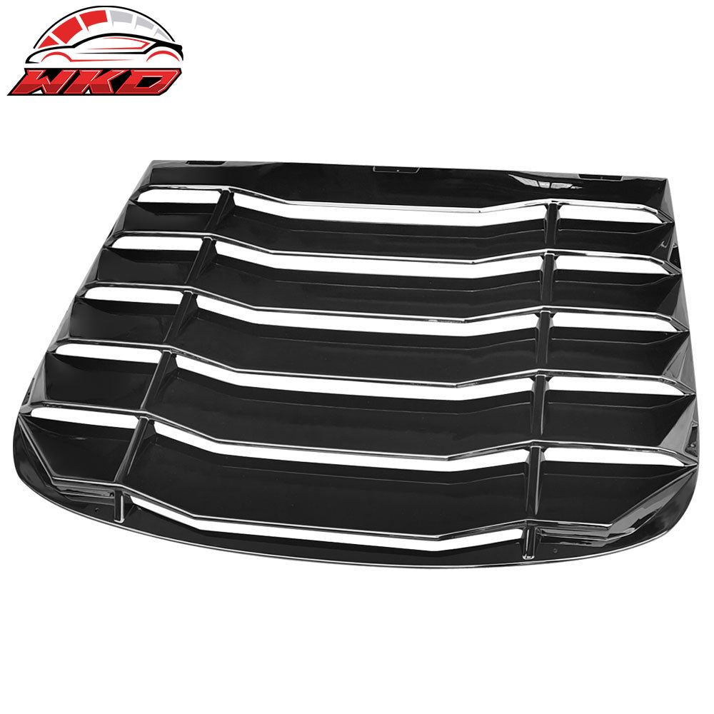 2003-07 Infiniti G35 Coupe Rear Window Louver Sun Shade Cover ABS- Gloss Black | Wholesale