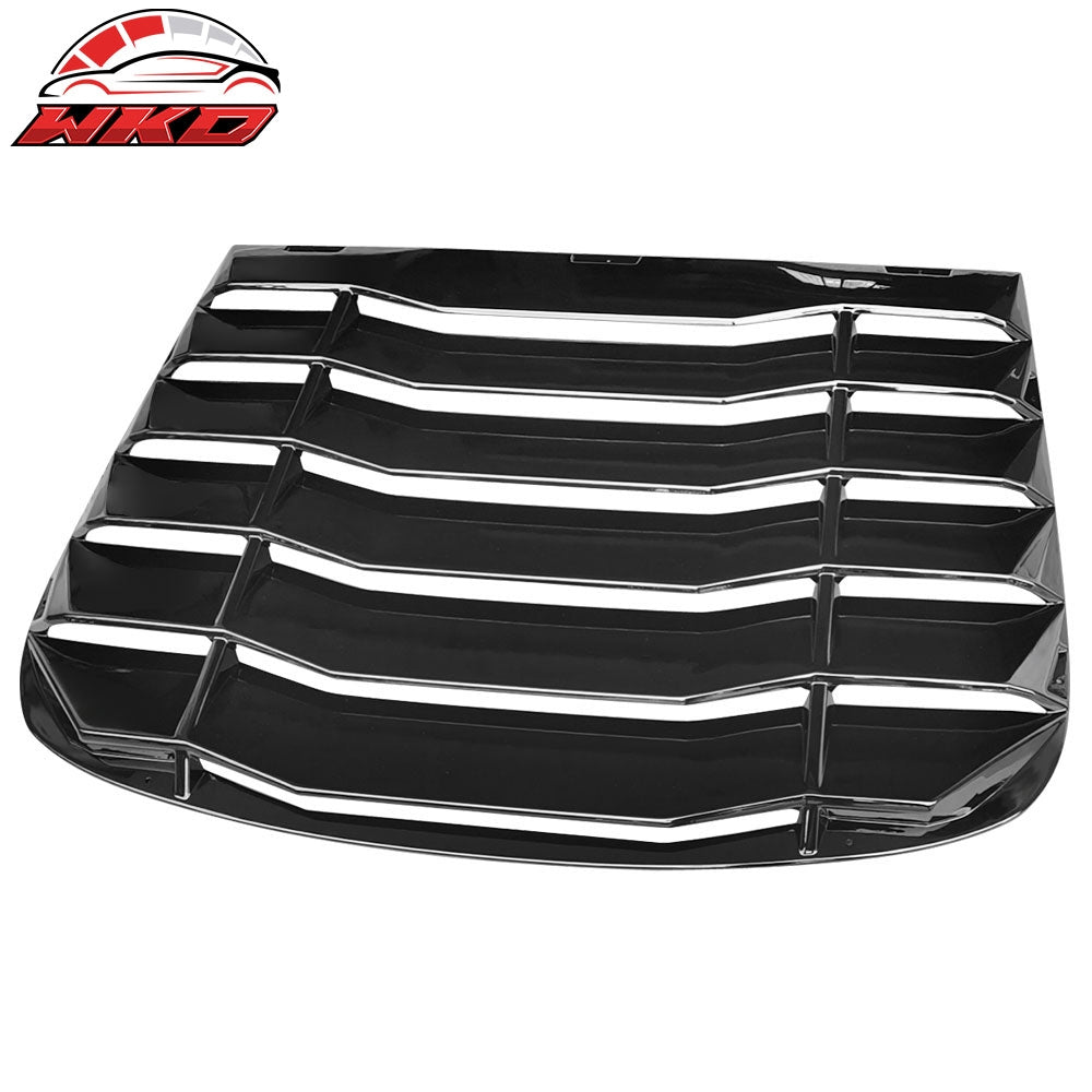 2003-07 Infiniti G35 Coupe Rear Window Louver Sun Shade Cover ABS- Gloss Black | Wholesale