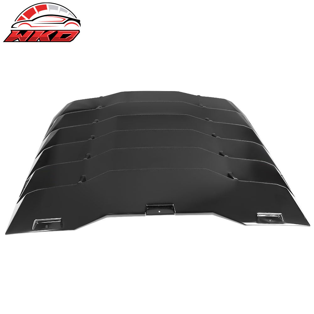 Fits 03-08 Nissan 350Z IKON Style Rear Window Louver Sun Shade ABS Gloss Black