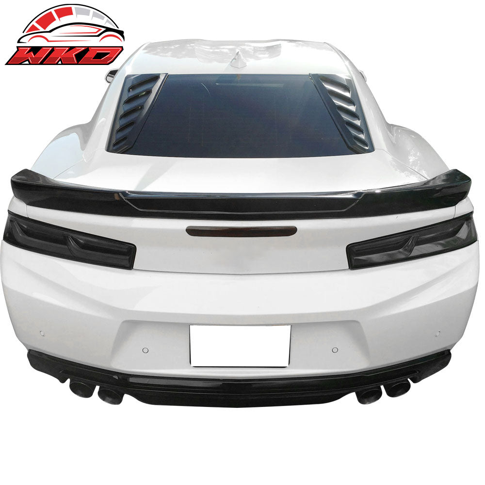Fits 16-24 Chevy Camaro ABS Rear Window Louvers In Pairs