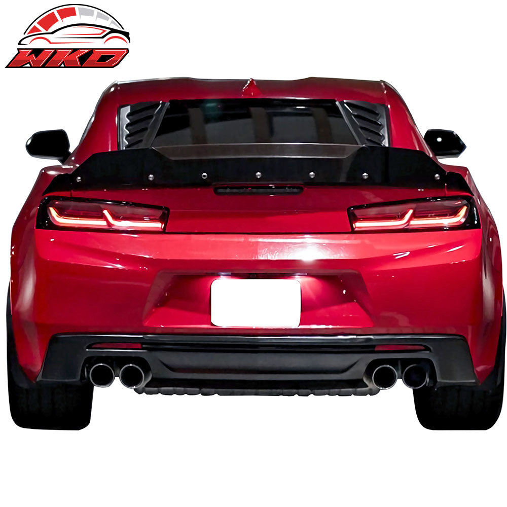 Fits 16-24 Chevy Camaro ABS Rear Window Louvers In Pairs