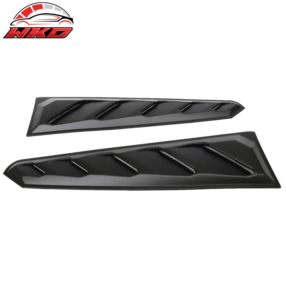 Fits 16-24 Chevy Camaro ABS Rear Window Louvers In Pairs