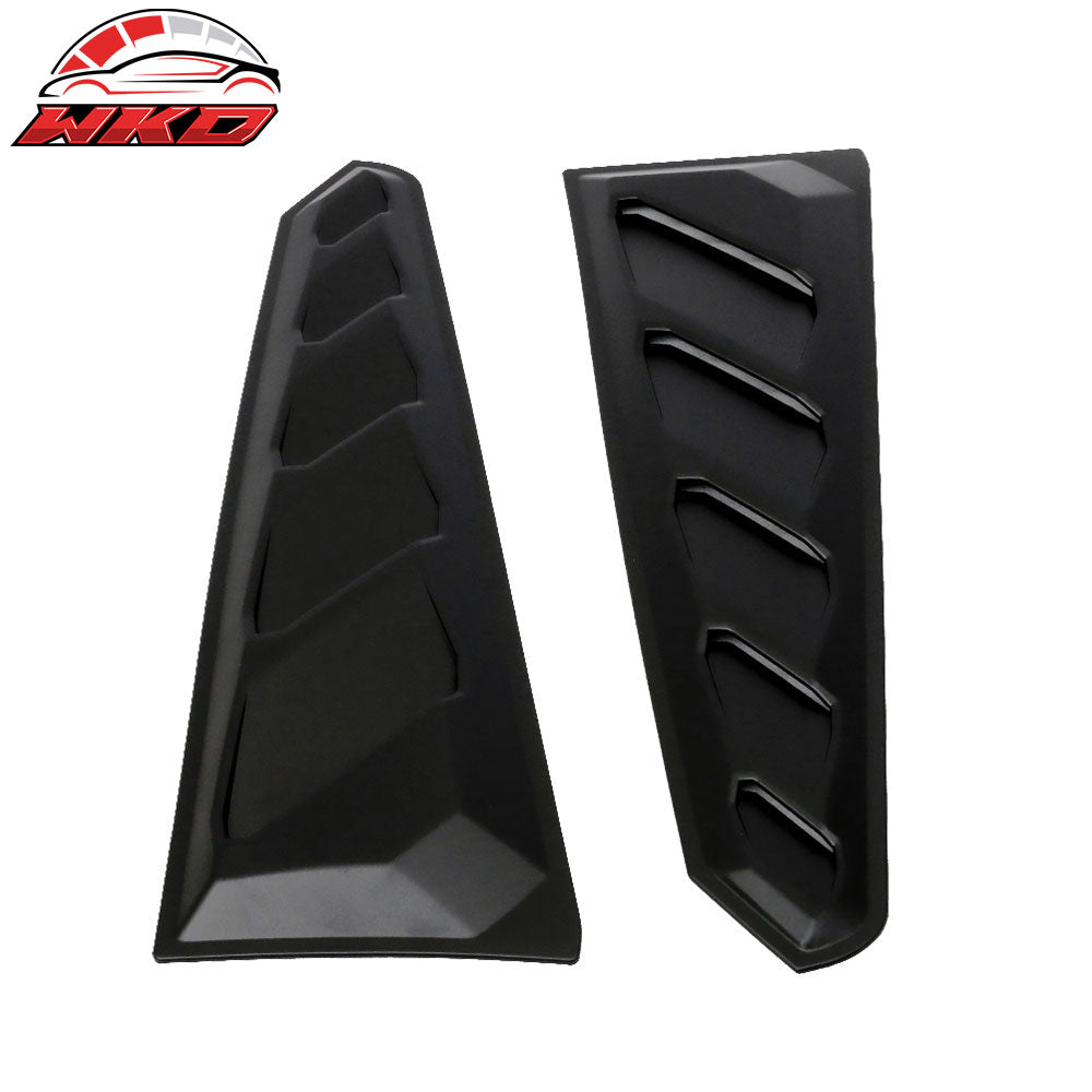 Fits 16-24 Chevy Camaro ABS Rear Window Louvers In Pairs