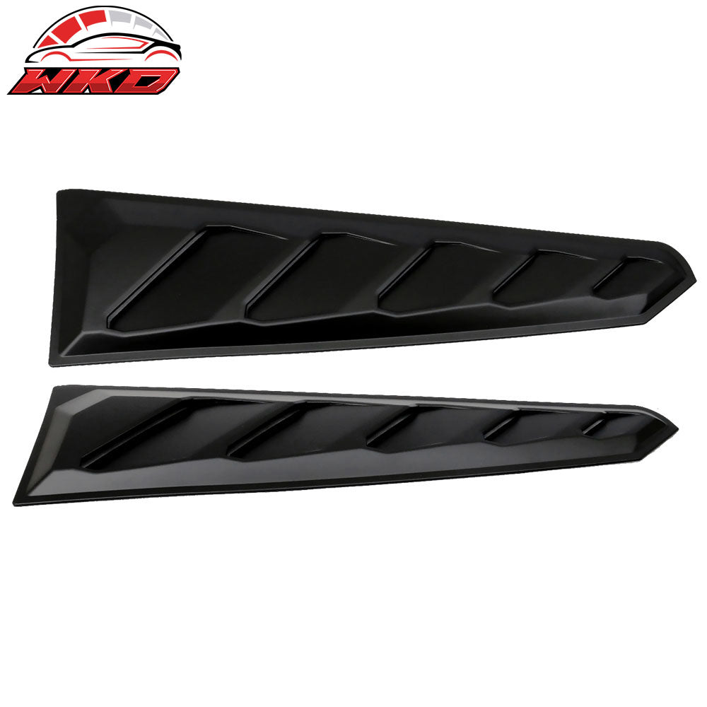 Fits 16-24 Chevy Camaro ABS Rear Window Louvers In Pairs
