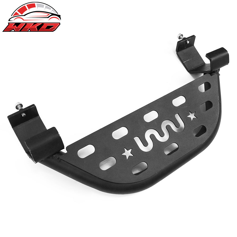 Fits 21-25 Ford Bronco 2/4 Door Rock Rail Side Steps Tungsten Steel Black Pair