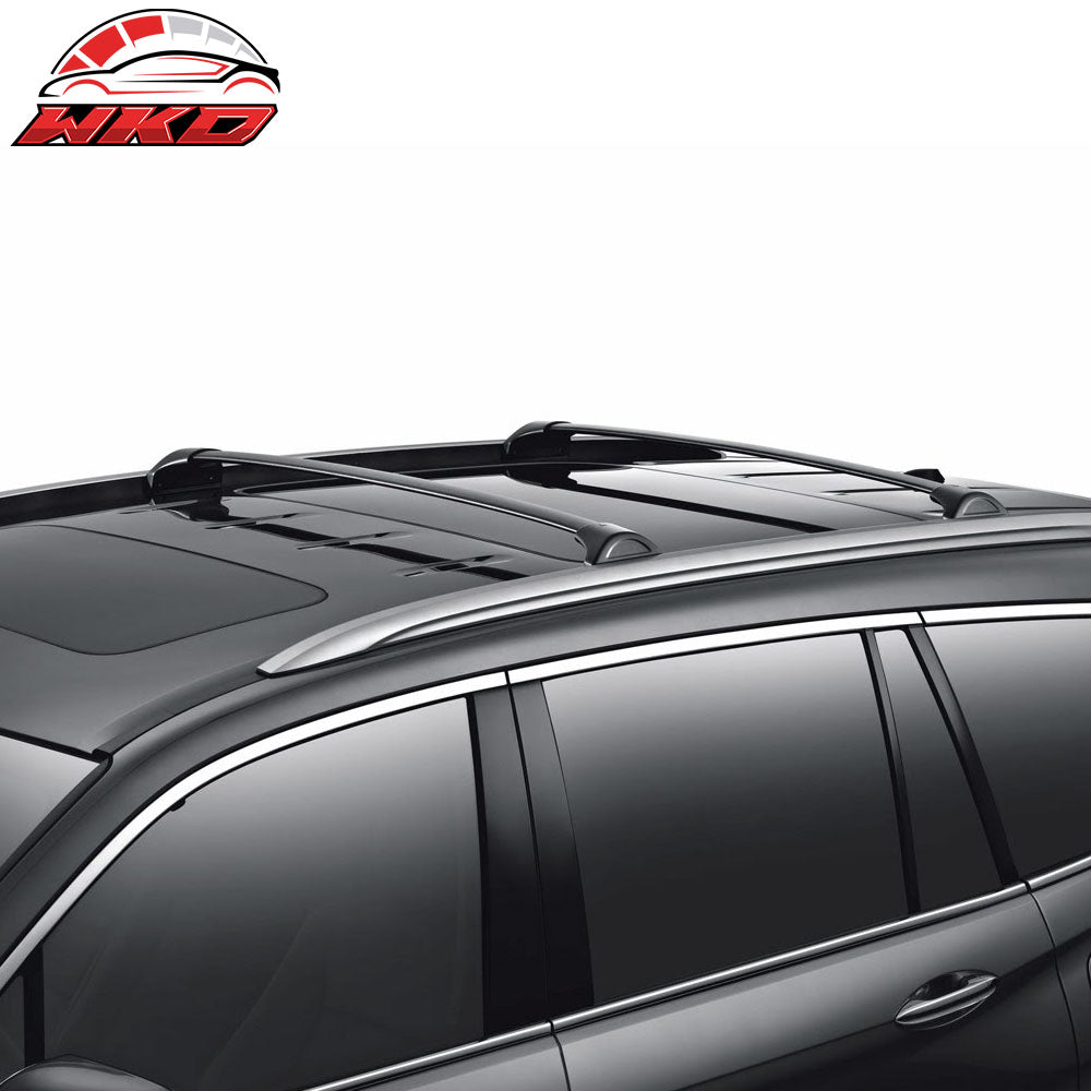 Fits 16-22 Honda Pilot YF5/6 OE Style Aluminum Top Roof Rack Cross Bar Black