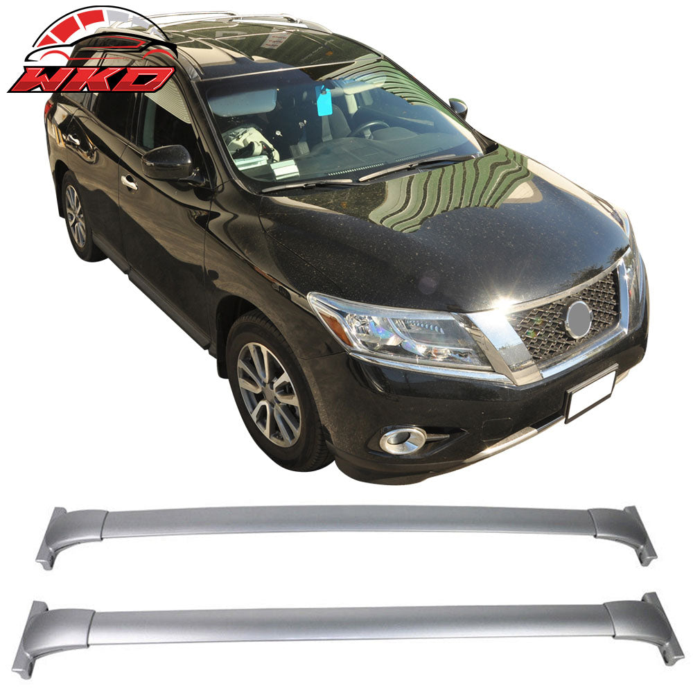 Fits 13-20 Nissan Pathfinder 2PCS Roof Rack Rail Cargo Luggage Carrier Cross Bar