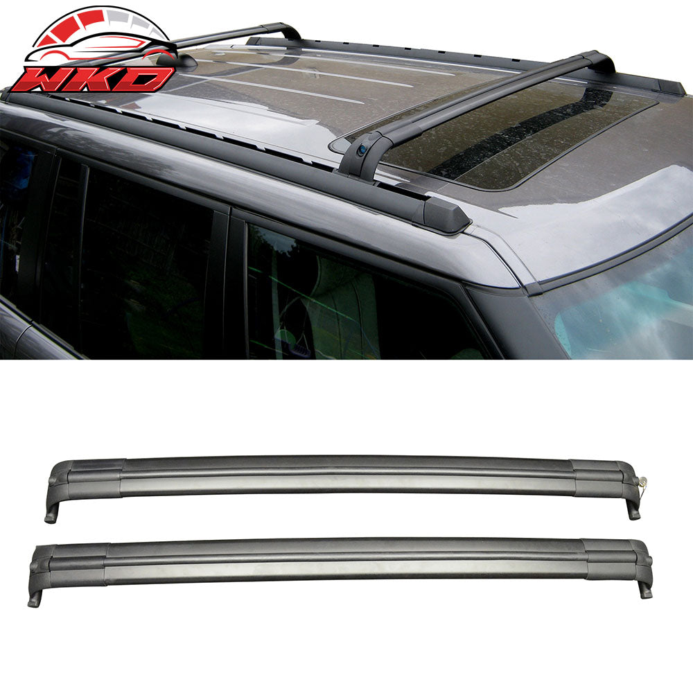 Fits 02-12 Land Rover Range Rover OE Style 4PCS Roof Rack Rail Cross Bar Cargo