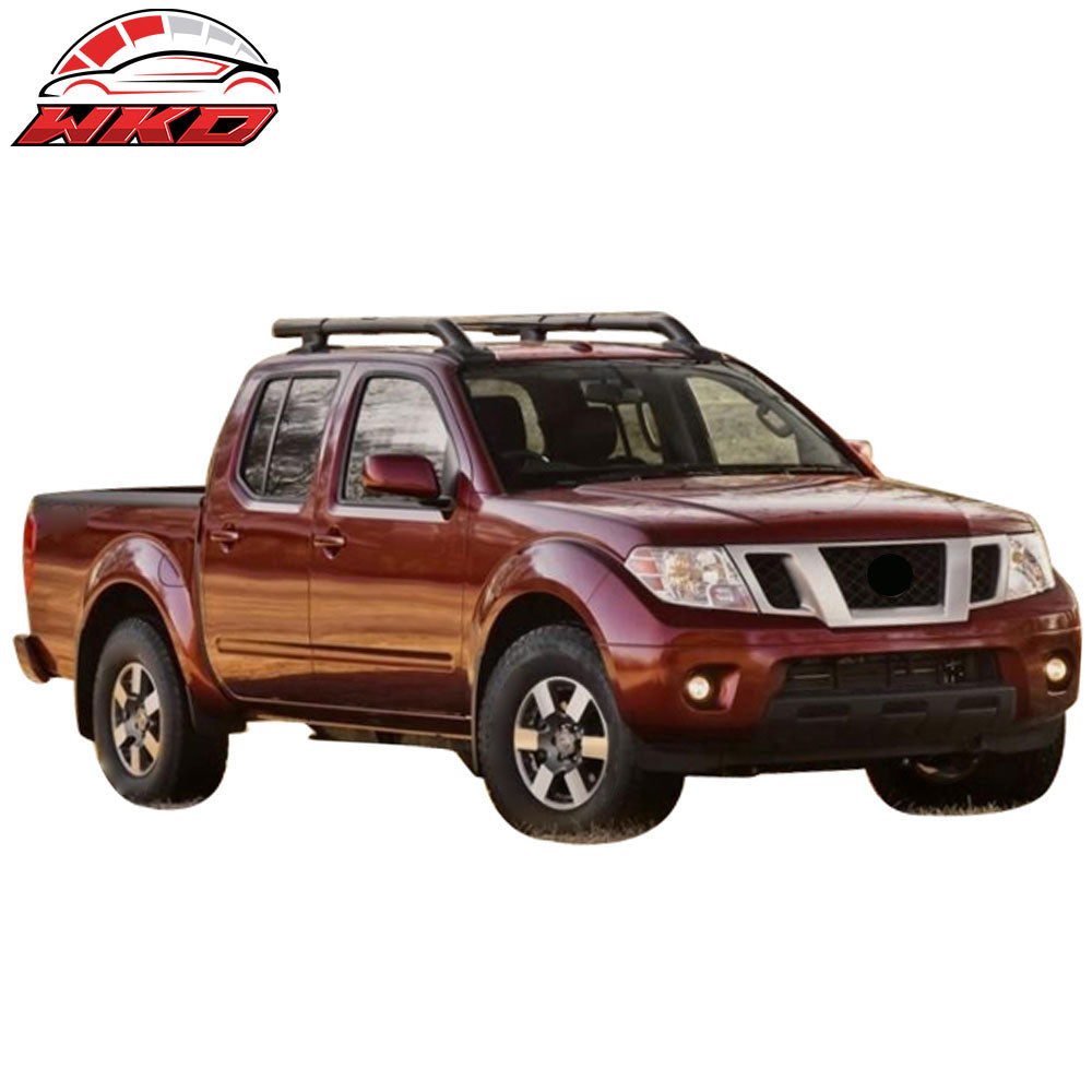 Fits 05-22 Nissan Frontier OE Style Roof Rack Rail Cross Bar Luggage Kit Black