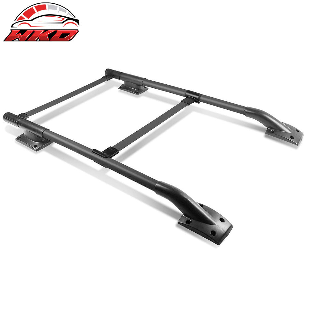 Fits 05-22 Nissan Frontier OE Style Roof Rack Rail Cross Bar Luggage Kit Black