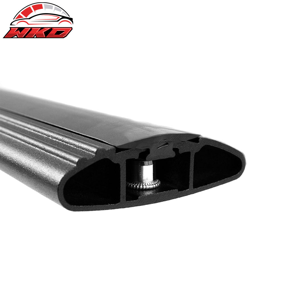 For 18-24 Equinox GMC Terrain Aluminum Roof Rack Rail Luggage Carrier Cross Bars