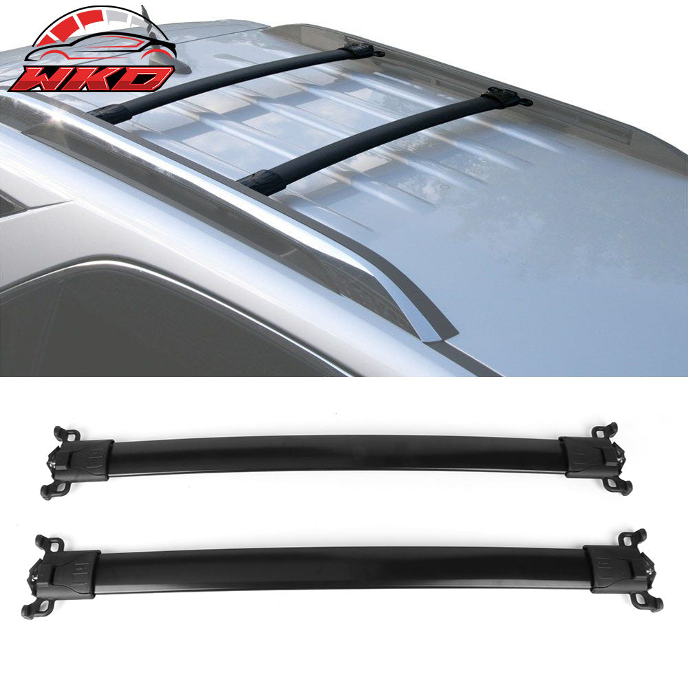 Fits 10-17 Chevy Equinox GMC Terrain Factory Style Top Roof Rack Cross Bar Black